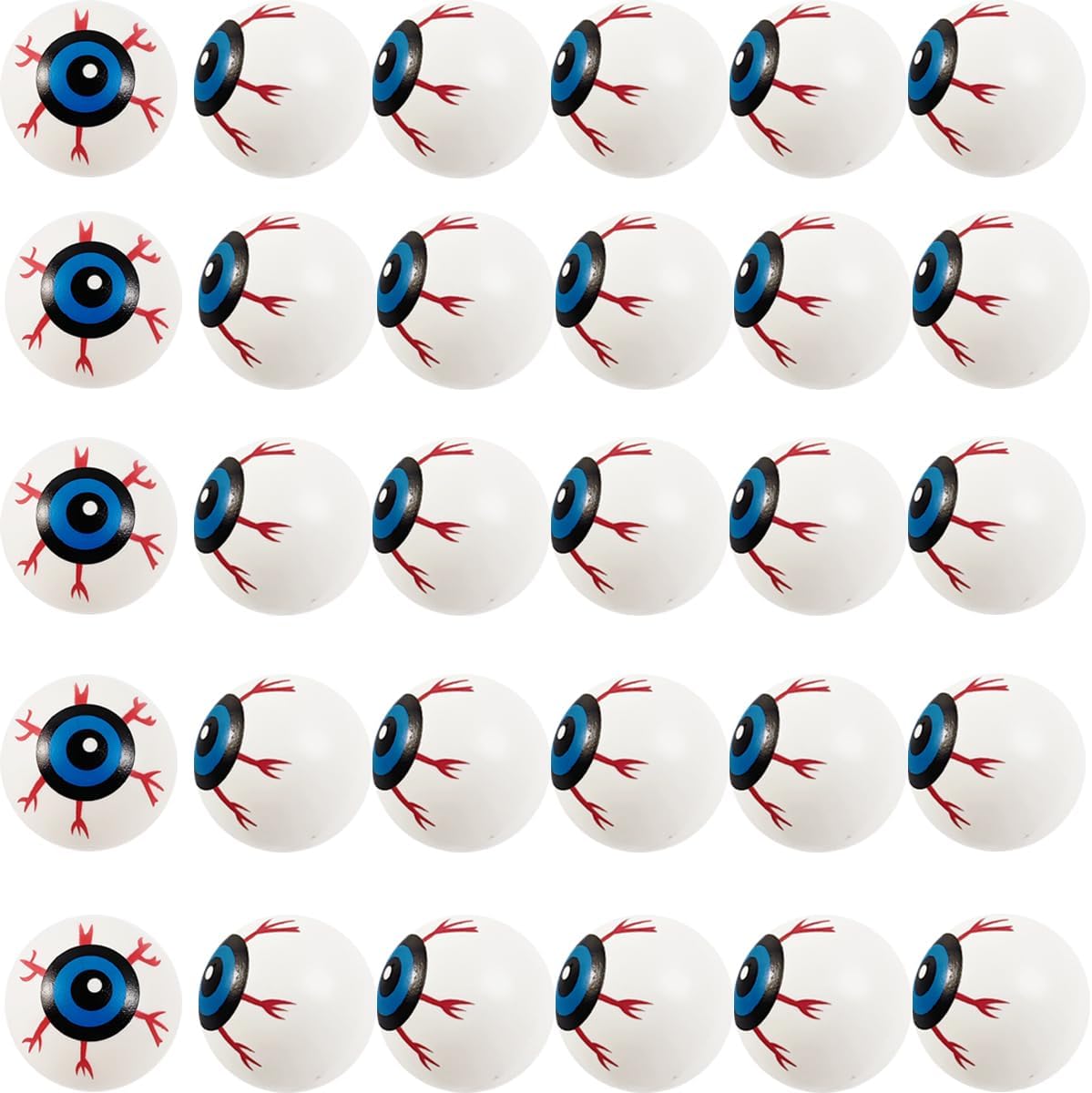 Party Games Jenga - 20PCS Plastic Halloween Eyeballs Scary Ping