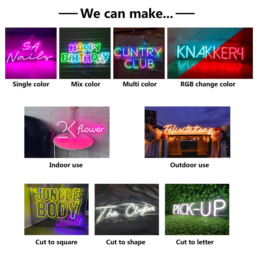 Customizable LED Neon Sign Nam - Party Games Name ulasan dan harga