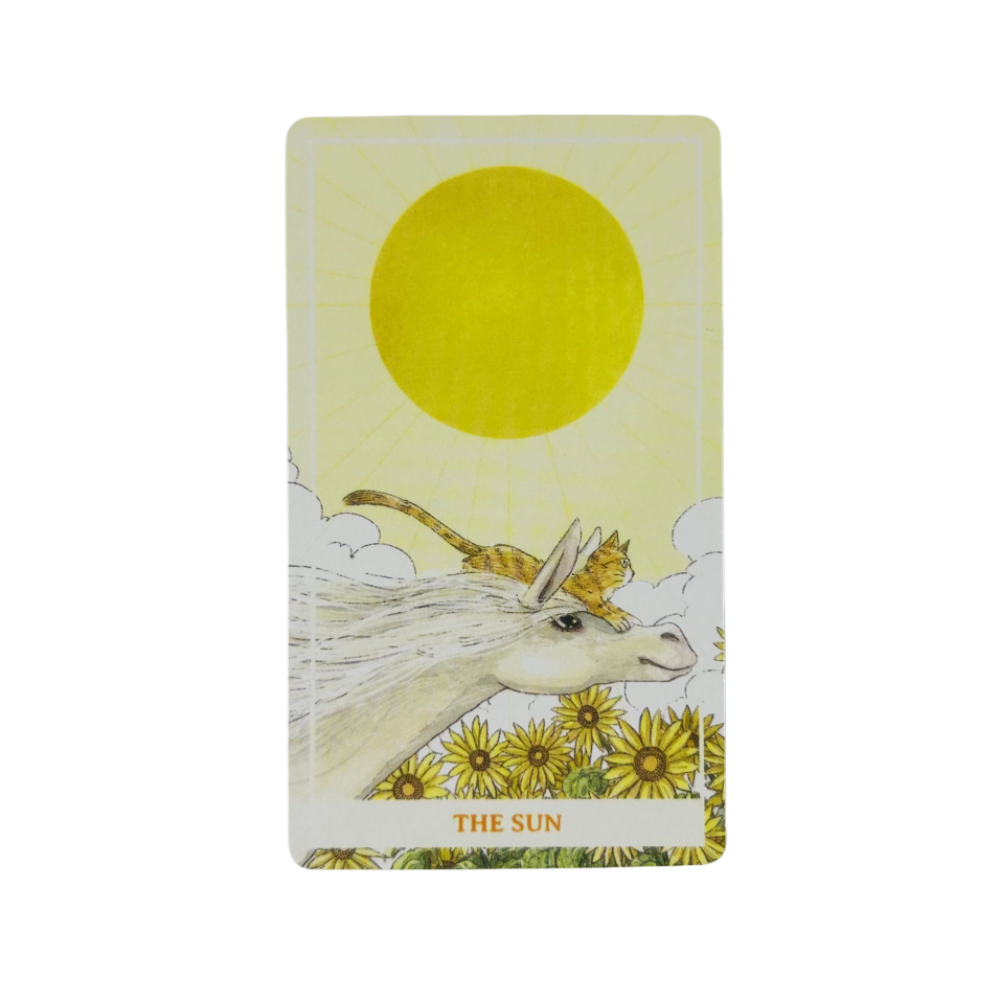 Sunny Orange Cat Tarot Cards A - Party Games Best ulasan dan harga