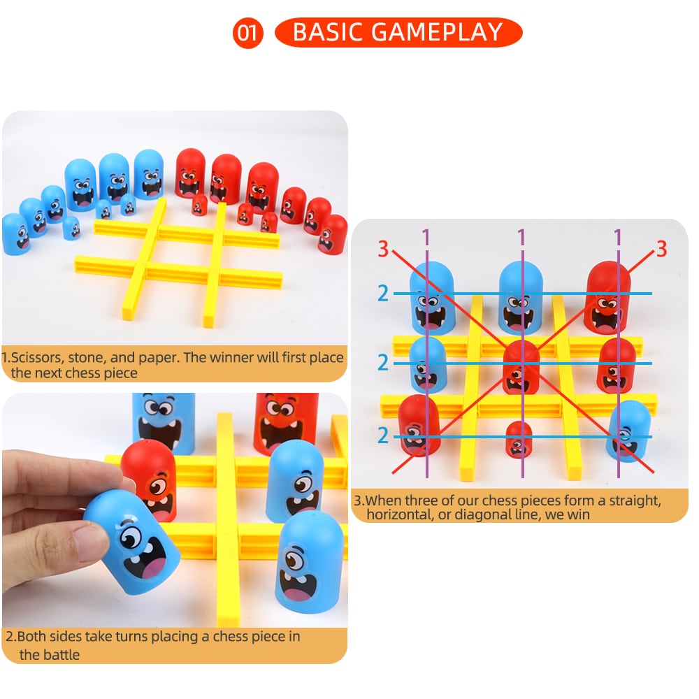 Funny Table Board Games Tic Ta - Tic Tac Toe Giant ulasan dan harga