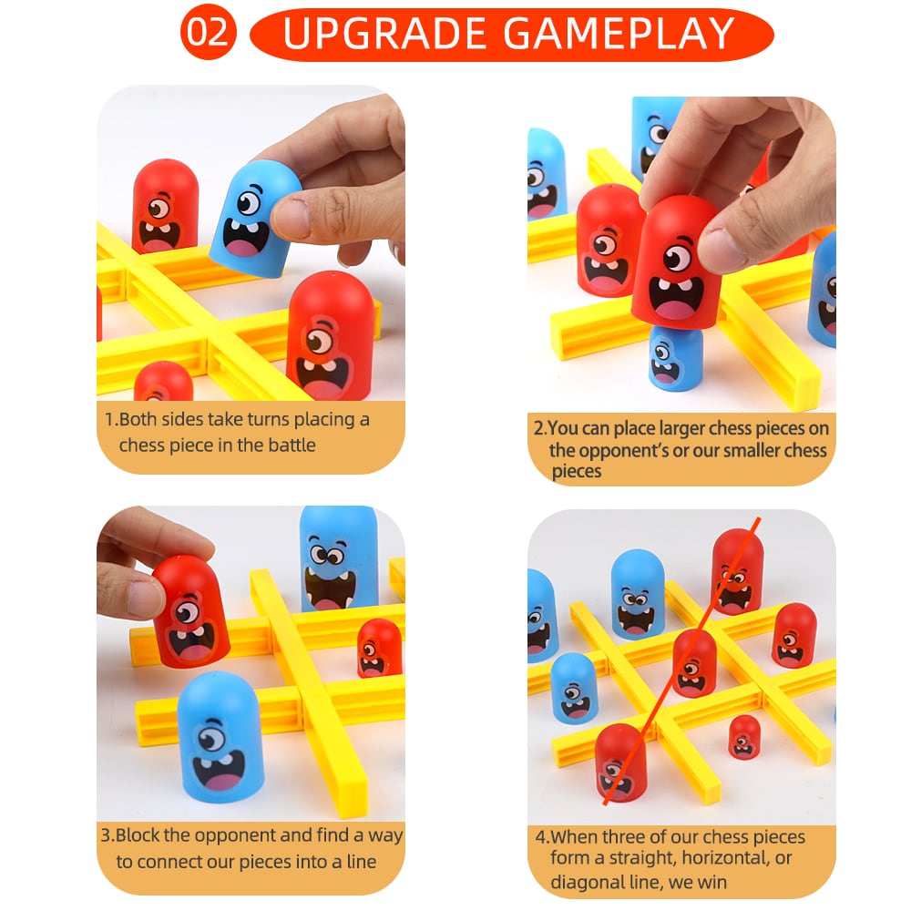 Funny Table Board Games Tic Ta - Tic Tac Toe Giant ulasan dan harga