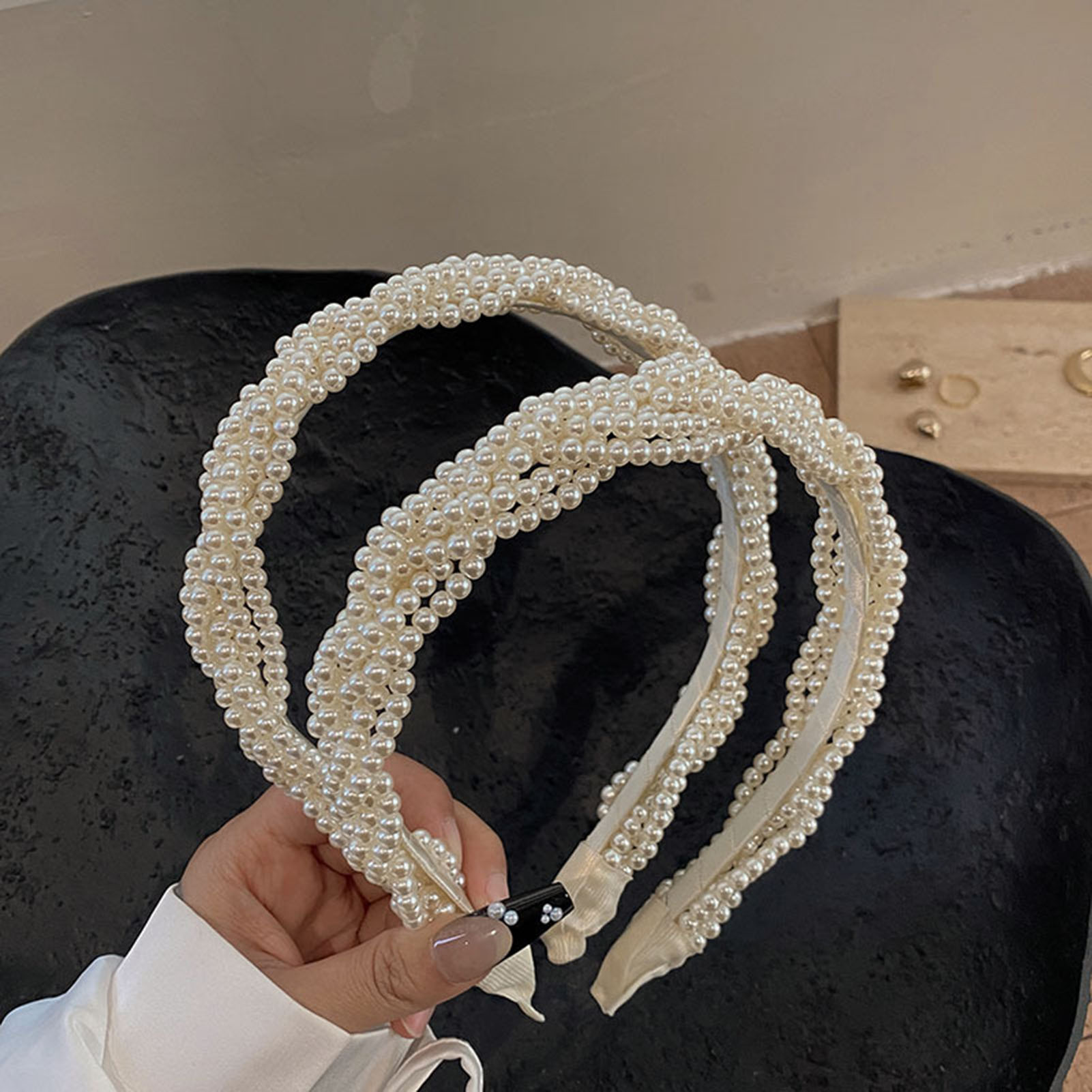 Elegant Pearl Headband for Wom - Ring Toss Outdoor ulasan dan harga