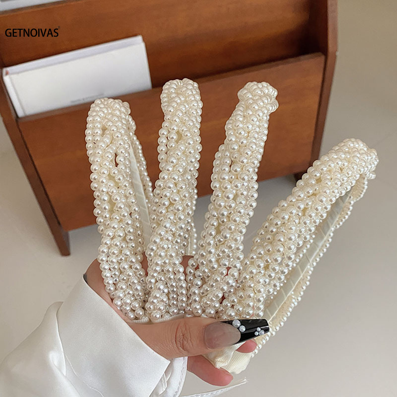 Elegant Pearl Headband for Wom - Ring Toss Outdoor ulasan dan harga
