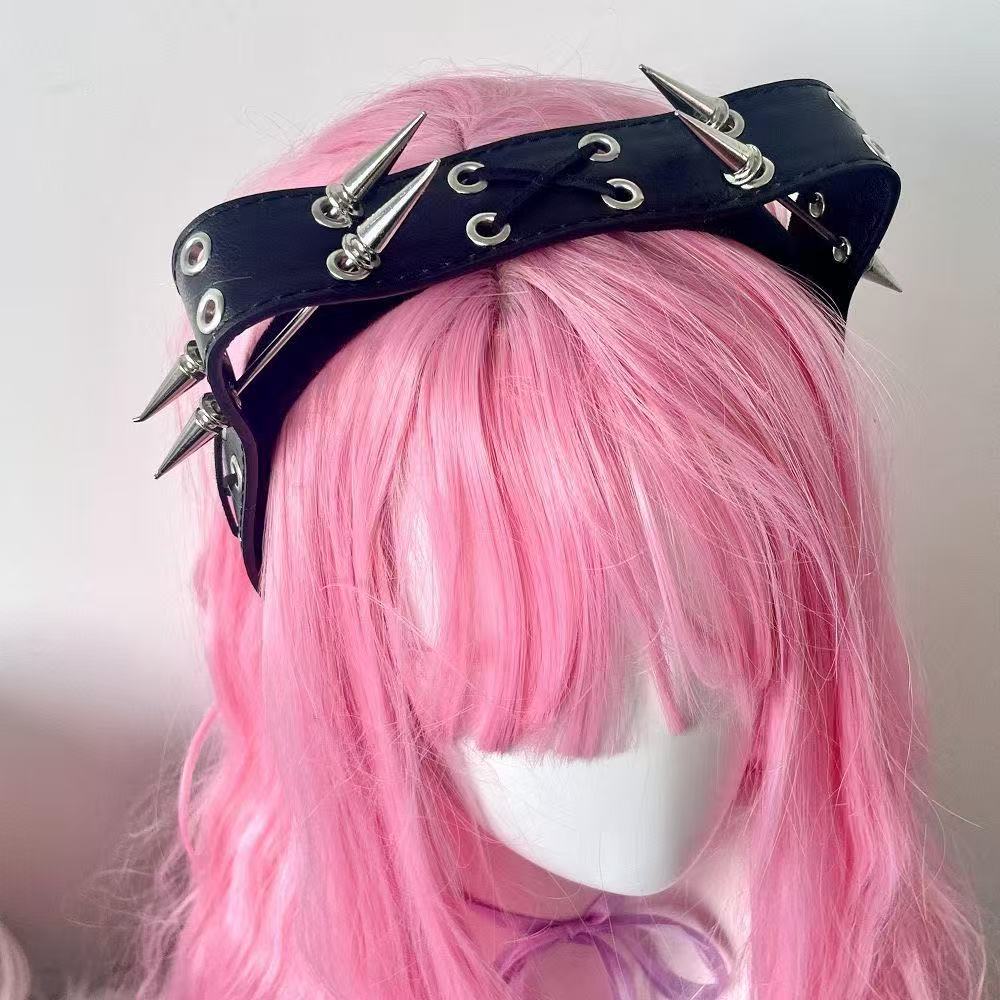 Punk Harajuku Rivet Headband,  - Ring Toss Outdoor ulasan dan harga