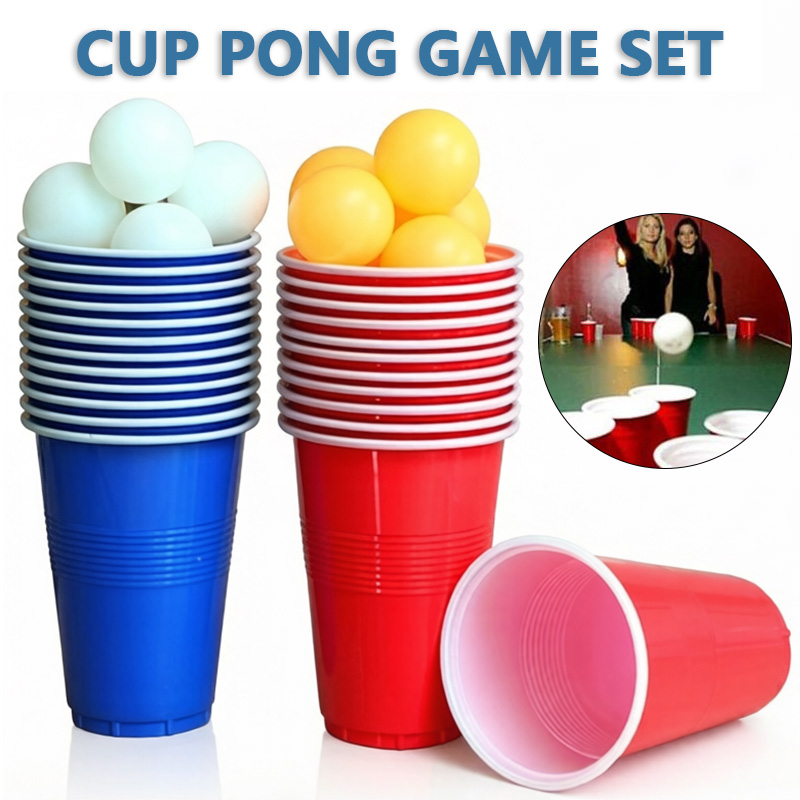 Beer Pong Game Set & Party Cup - Party Games Jenga ulasan dan harga