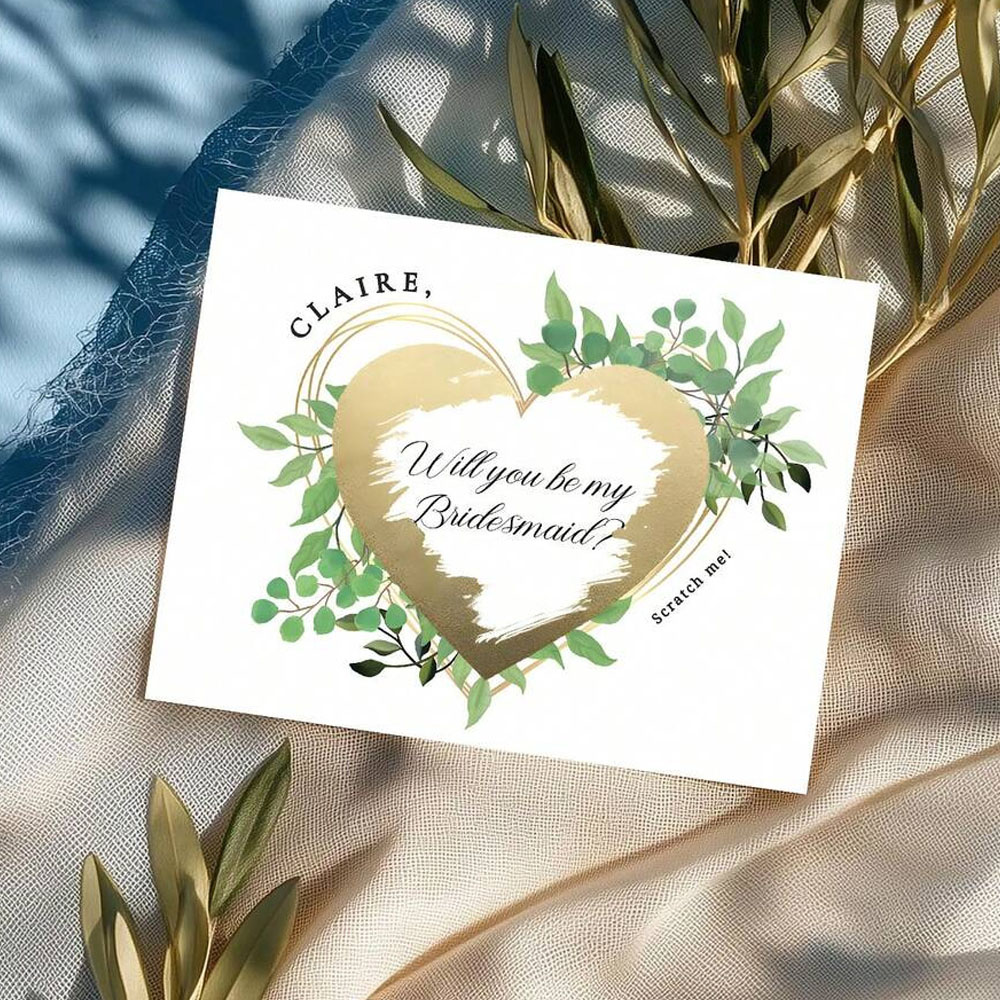 1 Piece of Bridesmaid Invitati - Party Games Name ulasan dan harga
