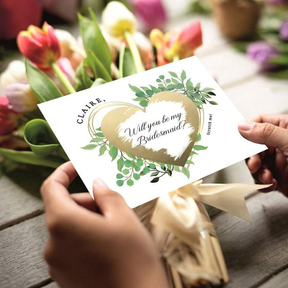 1 Piece of Bridesmaid Invitati - Party Games Name ulasan dan harga
