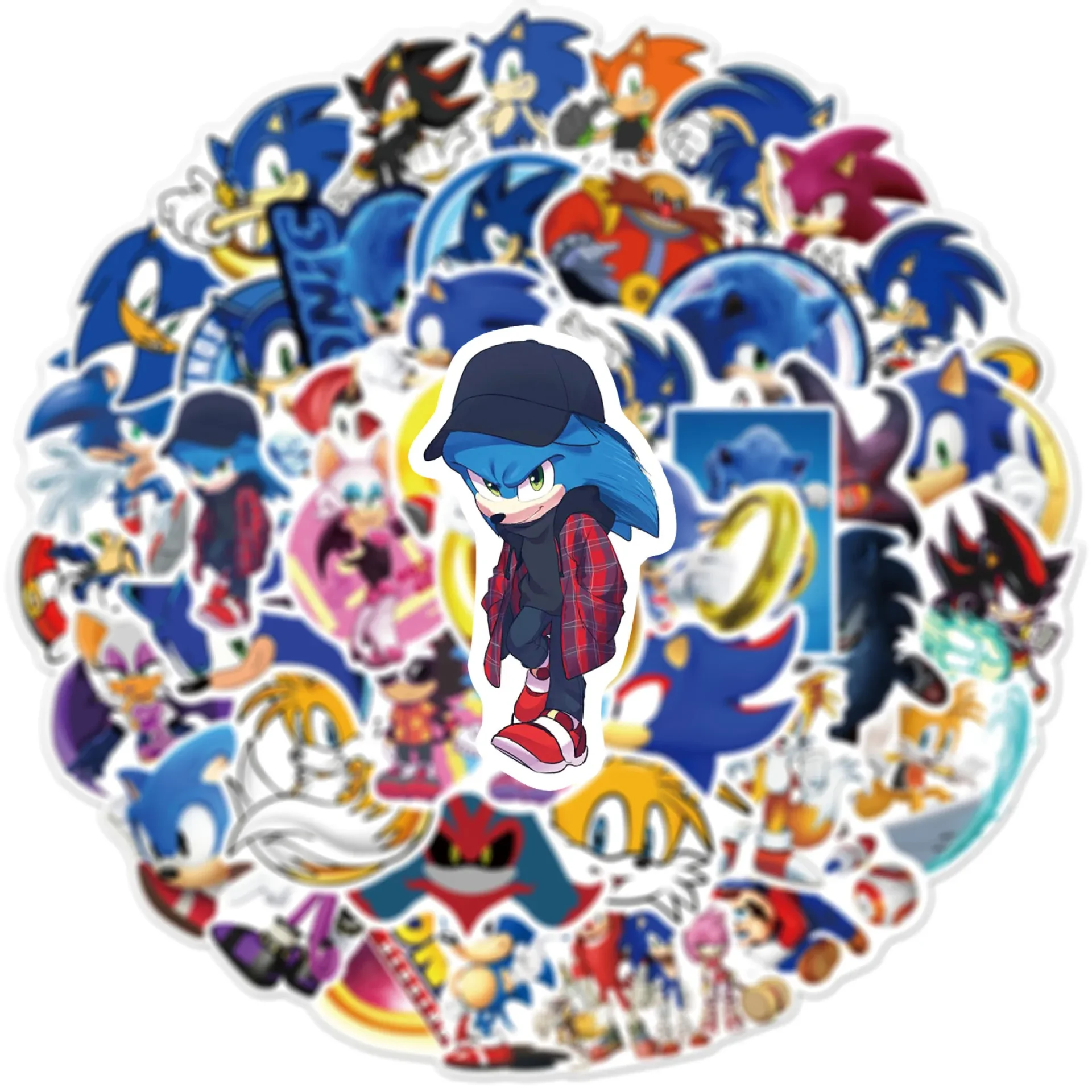 50Pcs  Flash Anime Stickers Gr - Party Games Phone ulasan dan harga