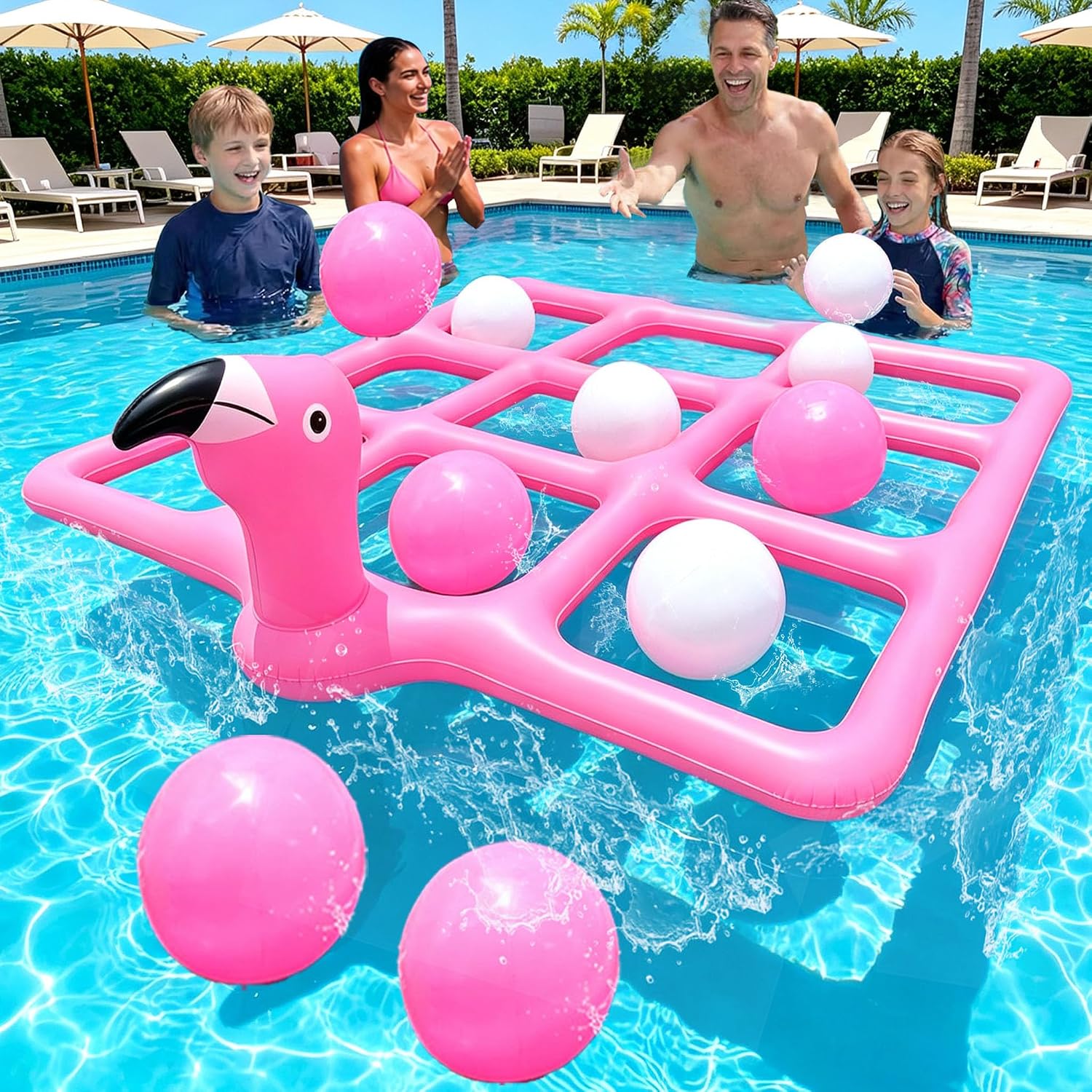 Pink Giant Flamingo Pool Tic T - Tic Tac Toe Giant ulasan dan harga