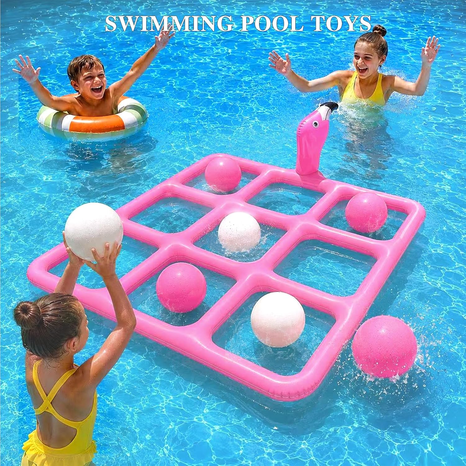 Pink Giant Flamingo Pool Tic T - Tic Tac Toe Giant ulasan dan harga