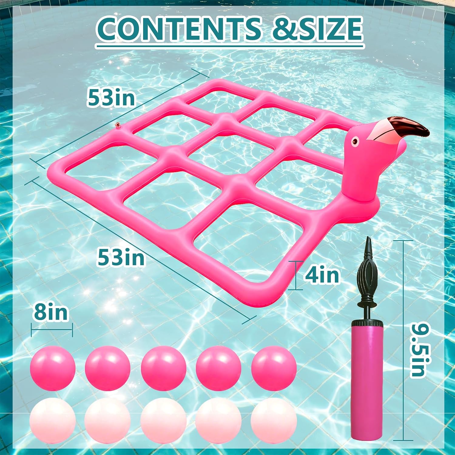 Pink Giant Flamingo Pool Tic T - Tic Tac Toe Giant ulasan dan harga