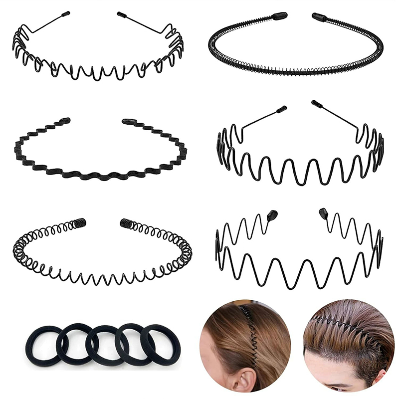 Unisex Metal Wavy Spring Hair  - Ring Toss Outdoor ulasan dan harga