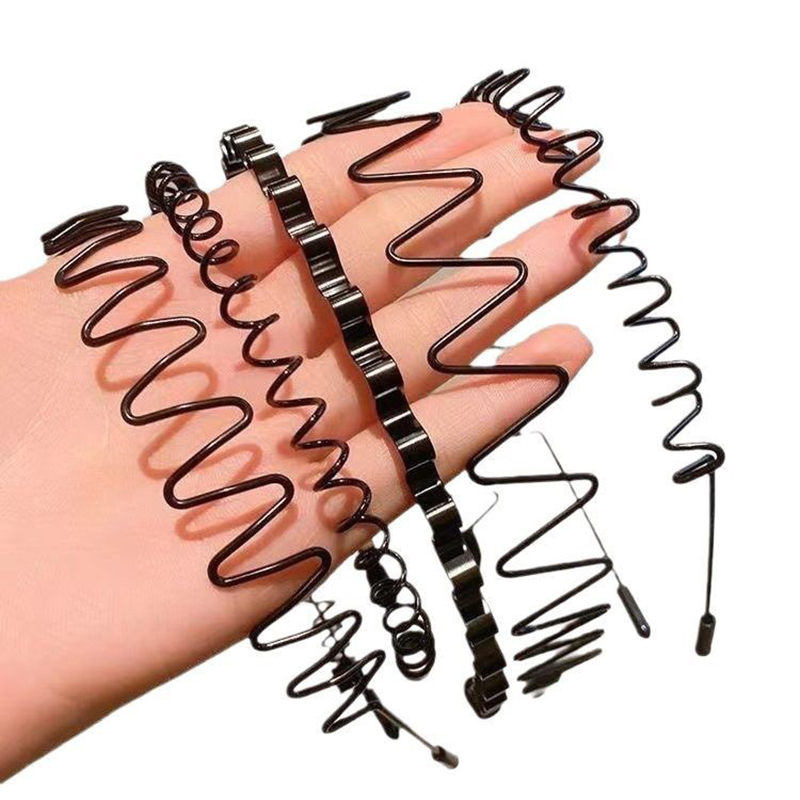 Unisex Metal Wavy Spring Hair  - Ring Toss Outdoor ulasan dan harga