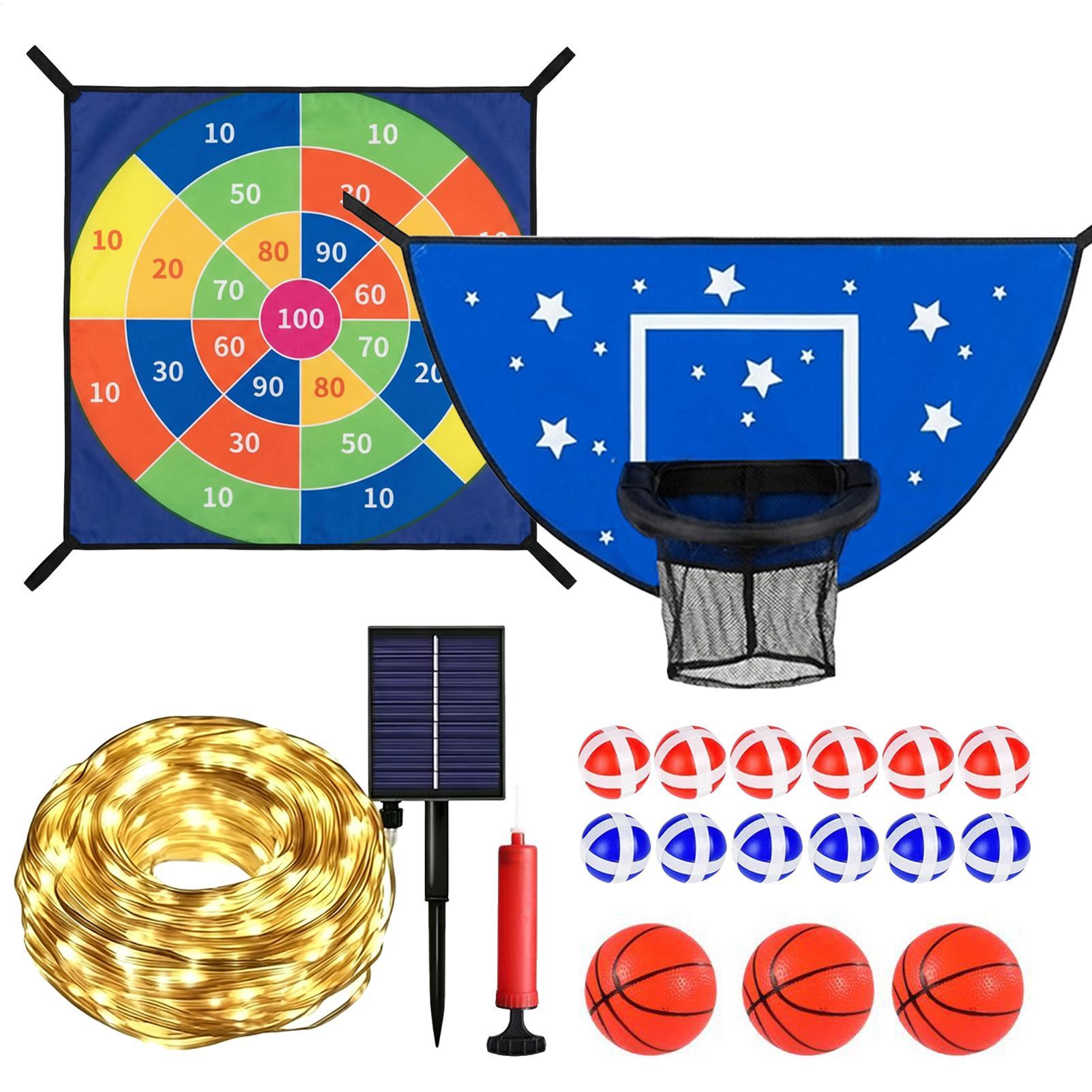 Basketball Goal For Trampoline - Ring Toss Outdoor ulasan dan harga