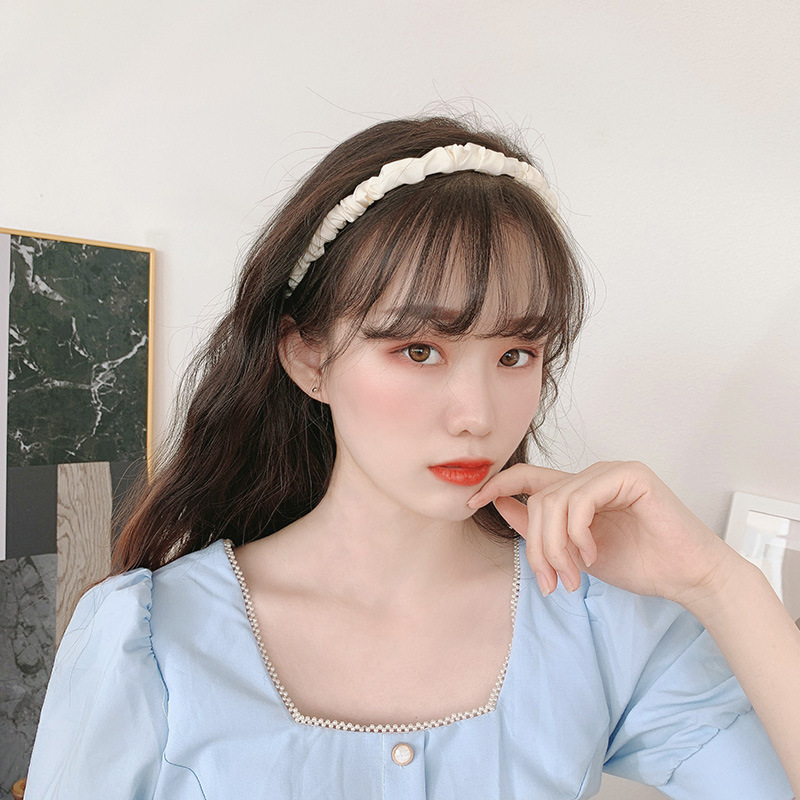 1.4cm Satin Pleated Headbands  - Ring Toss Outdoor ulasan dan harga