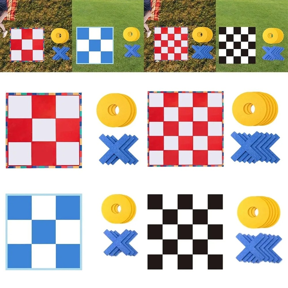 Giant Tic Tac Toe Game Mat Set - Tic Tac Toe Giant ulasan dan harga