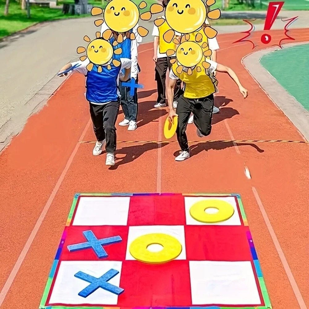 Giant Tic Tac Toe Game Mat Set - Tic Tac Toe Giant ulasan dan harga