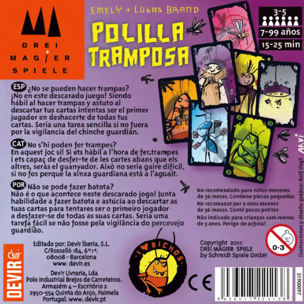 Polilla Tramposa Board Games T - Party Games Juegos De Mesa ulasan dan harga